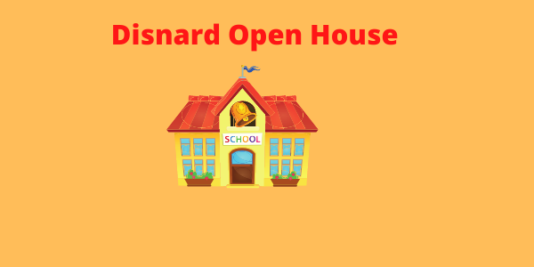 Disnard Open House, picture of animated school house