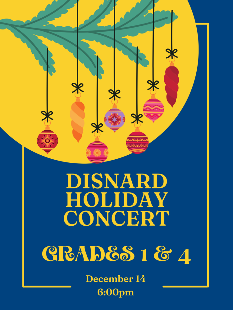 Disnard Holiday Concert Grades 1 & 4