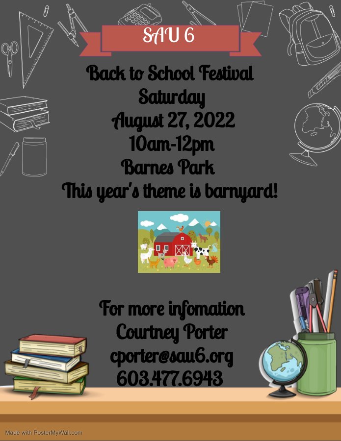 Flyer back to school festival