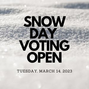 snow day, voting open